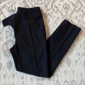 LOFT Marisa Skinny Ankle Pants Sz 4 Black